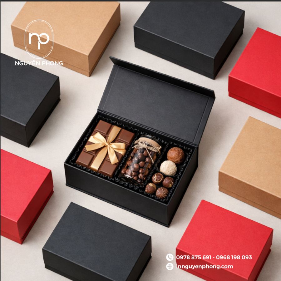 In hộp nam châm thu hút khách hàng